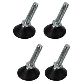 Gedotec Adjusting Screw M8 x 33 mm Adjusting Screw for Table Legs and Furniture Accessories Galvanised Metal Pack of 1 Adjustable Feet with Ball Joint