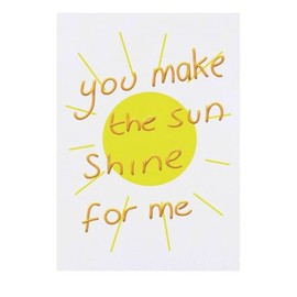 'You Make The Sun Shine For Me' Temporary Tattoo - Water Resistant, Skin-Safe, Non-Toxic Transfer (TO00075559)