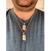 HarlemBling Solid 925 Sterling Silver Iced Out Jesus Piece Pendant