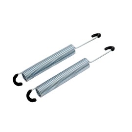 KUANYUOO 6-9/16" Replacement Recliner Sofa Chair Mechanism Tension Steel Spring 2Pcs - Long Neck Hook Style