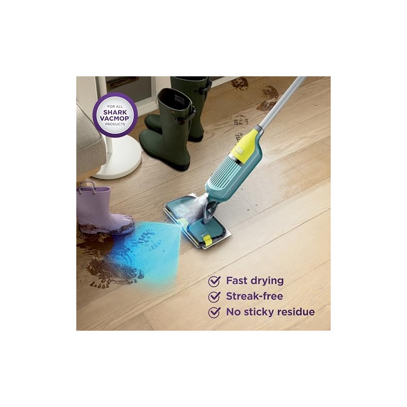 Shark VACMOP Pet Multi-Surface Floor Cleaner 2L Refill, Compatible with