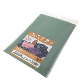 Ishimizu No. 01457 Furoshiki, Made in Japan, Approx. 35.4 x 35.4 inches (90 x 90 cm), Moss Green