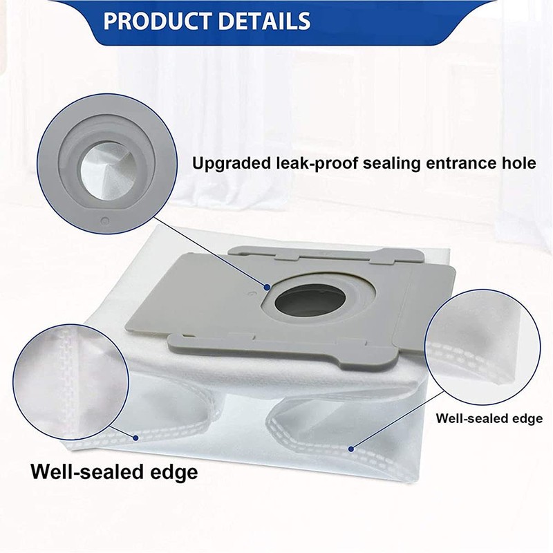 12 Pack Replacement Vacuum Bags, Compatible with iRobot Roomba i7,