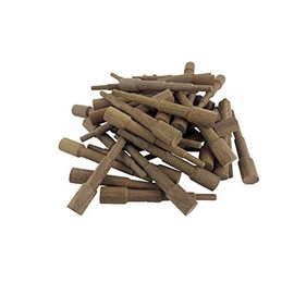 Miller Dowel W15D14-40 Pack of 40 Each 2X Stepped Walnut Dowels 1/2 Inch Diameter for Stock up to 1-5/8 Inch Thick