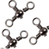 Three 3 Way Barrel Fishing Swivels Cross-Line - 60pcs T-Turn