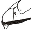Big&Tall by Vivid 2 Designer Eyeglasses in Gun-Black +1.25