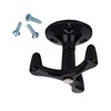 Fix&Easy 5 x Coat Hooks Black Clothes Hooks Ceiling Hook