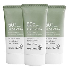 Fruitland Aloe Moisture Sun Cream 50ml x 3 / SPF50+ PA++++ / 알로에 모이스처 선크림 50ml 3개 / SPF50+ PA++++