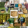 Collapsible Trash Can Outdoor - Portable Garbage Bin for Camping,