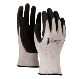 Otafuku Gloves, Natural Rubber Backing, Thick, 10 Gauge, Gloves, 100% Polyester, A-34, Gray, L