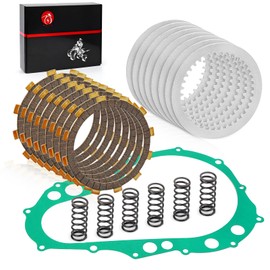 MOTO1988 Clutch Kit & Heavy Duty Springs Gasket Compatible with Suzuki Quadsport Z400 LTZ 400 LTZ400 2003-2008 KFX400 2005-2006 Compatible with Arctic Cat DVX 400 2004–2008