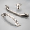 BEROSSA 10 Pack 5 Inch, Brushed Nickel Drawer Pulls Satin