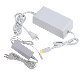 PEGLY 2-1 AC Adapter Compatible with Wii U Console and Wii U Gamepad, Power Console, and Gamepad Charger (for Both Console/Gamepad)