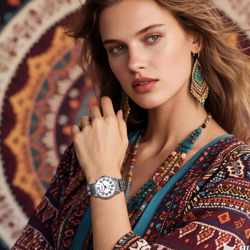 腕時計 レディース 可愛い アナログ 防水: ステンレスベルト ファッション アクセサリー - 誕生日