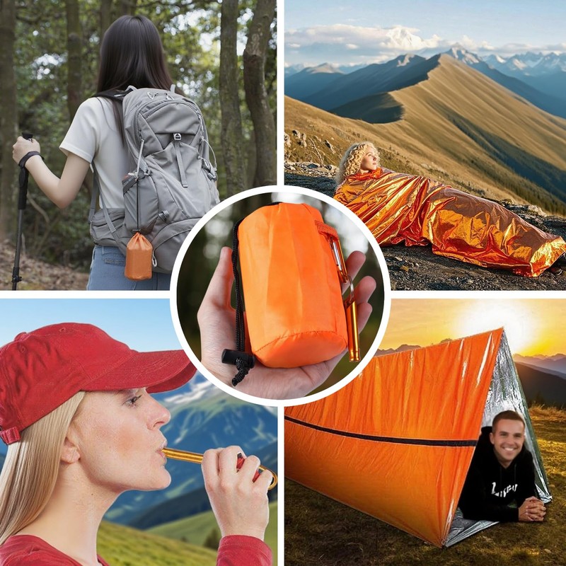 Emergency Sleeping Bag & Bivvy Sack – Compact Thermal Shelter