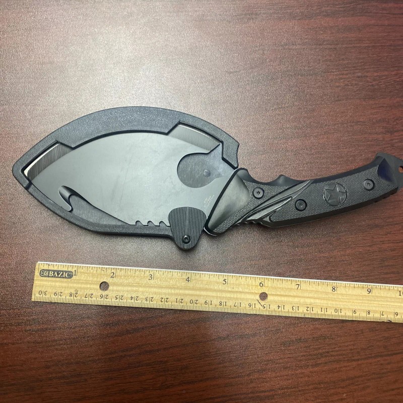 Defender Xtreme 10" FULL TANG Survival Hunting Gear Fixed Blade