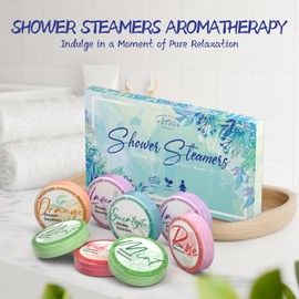 HFHO Shower Steamers Aromatherapy 8 PACK - Gifts for Women, Shower Bombs with Essential Oils, Self Care and Stress Relief Stocking Stuffers, Relaxation Birthday Gifts for Women and Men