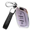 HIBEYO Soft TPU Key Fob Cover for MG 4 EV
