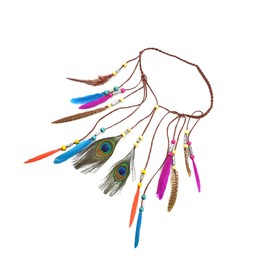 IWOWHERO Fashion Bohemian Handmade Headwrap Ethnic Style Hair Hoops for Women Comfortable and Lightweight for Parties and Daily Wear Eye Catching Hair Accessories