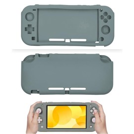 Switch Lite Case Cover Shell Protector Cover Back Switch Light Protection Lightweight Shockproof Waterproof Dustproof Ultra Thin Soft Comfortable Touch Easy Installation Protective Shell for Lite Compatible Switch TPU Integrated Slim Clear Soft (Gray)