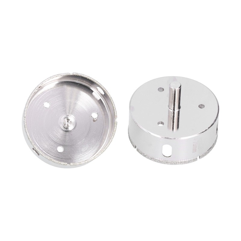2 Pcs Hole Saw Drill Bit Coating Uniformity Wearproof Incision