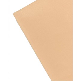 Plain Peach Fabric - 45 inch / 112 cm Wide -for Dressmaking, Art & Craft, Sewing - Per Metre