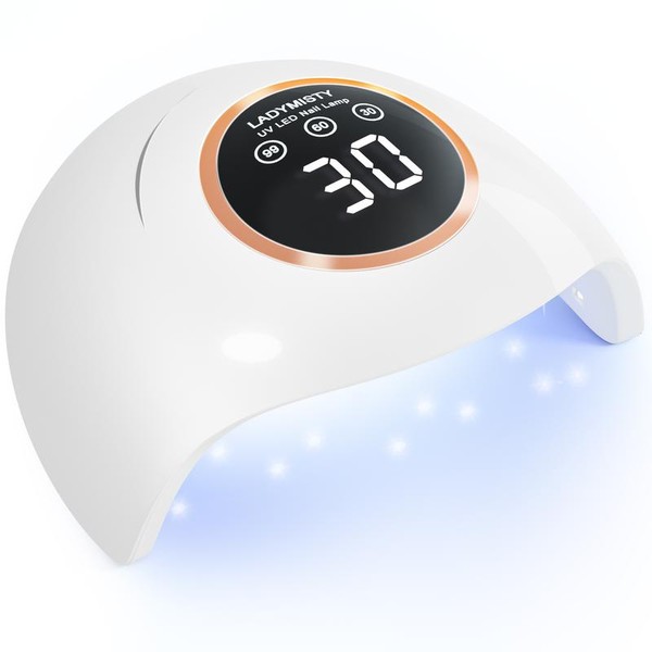 LadyMisty 72W UV LED Nail Lamp Light Dryer with 18