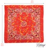 Motique Accessories Modern Tie Dye Bandana (Orange)
