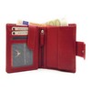 Jockey Club Genuine Leather Security Wallet with RFID Protection, red,