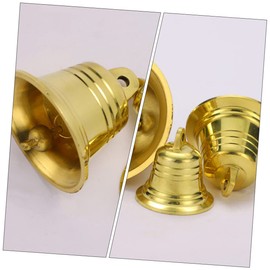 STOBAZA 3pcs Metal Bell Pendant Decor Accessory Vintage Style Hanging Bell for Doorbells Wind Chimes