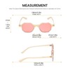 Medspex R786M FL-41 Reading Glasses +2.25 Tan Crystal Pink Migraine