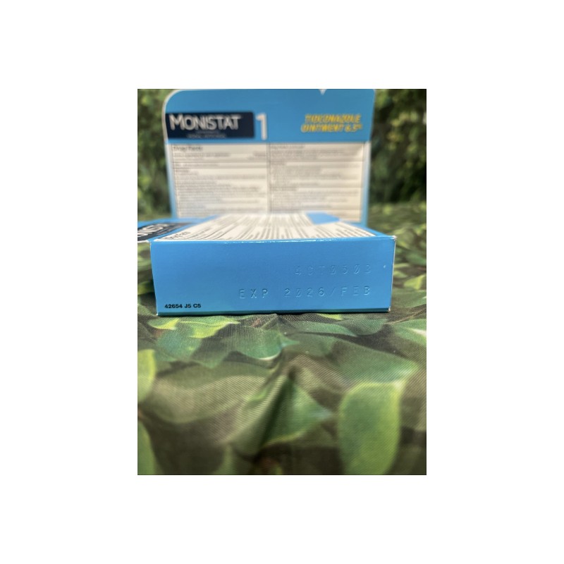 2 Pack Monistat 1 Day Yeast Infection Treatment Tioconazole Ointment
