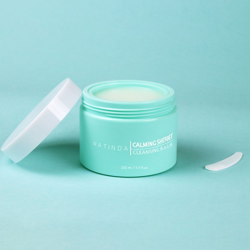 Natinda Calming Sherbet Cleansing Balm 100ml Dark Makeup All-in-One Cleanser