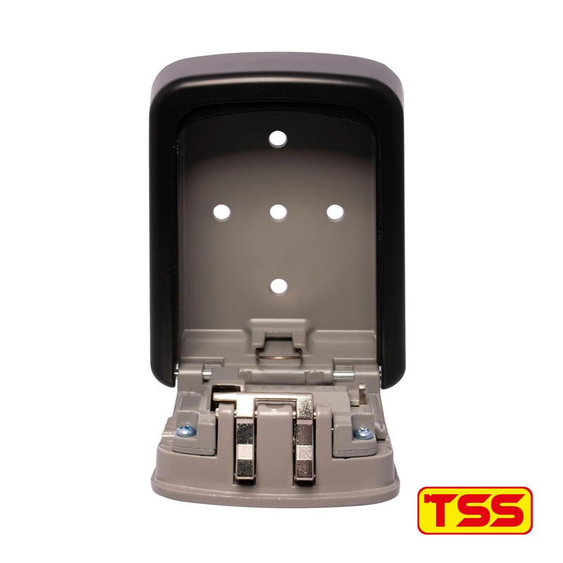 TSS Medium Size Wall Mounted Key Safe 4 Wheel Combination