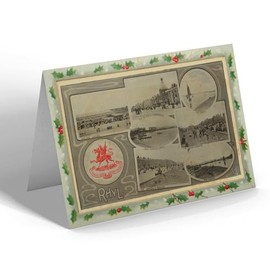 CHRISTMAS CARD - Vintage Wales - Rhyl (e)