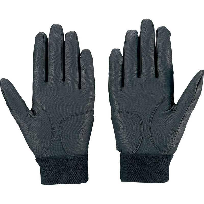 ZETT Batting Gloves, Ambidextrous, High School Rules, White (1100), M