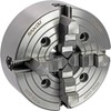 CME 8" 4-Jaw Independent Lathe Chuck, Plain (Flat) Back, Reversible