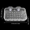 2 Pack Suction Cup Soap Dish Holder Soap Case Clear