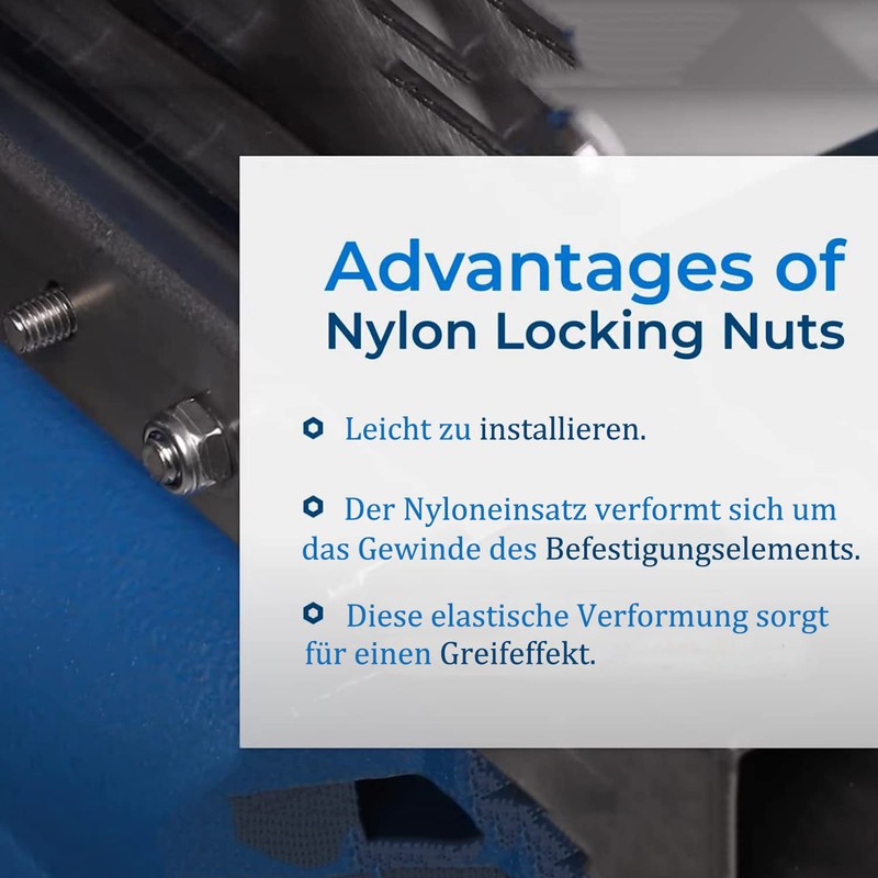 Hex Nuts Locking Nut Standard Low Shape Self-Locking Nut Carbon