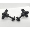 ComsenMed Rollator knob,Replacement Arm Adjustment Knobs for Rollator,1Pair(2PCS), Black