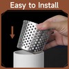 BJADE'S PVC Pipe Termination Cap,Stainless Steel Mesh Screen Vent Cover