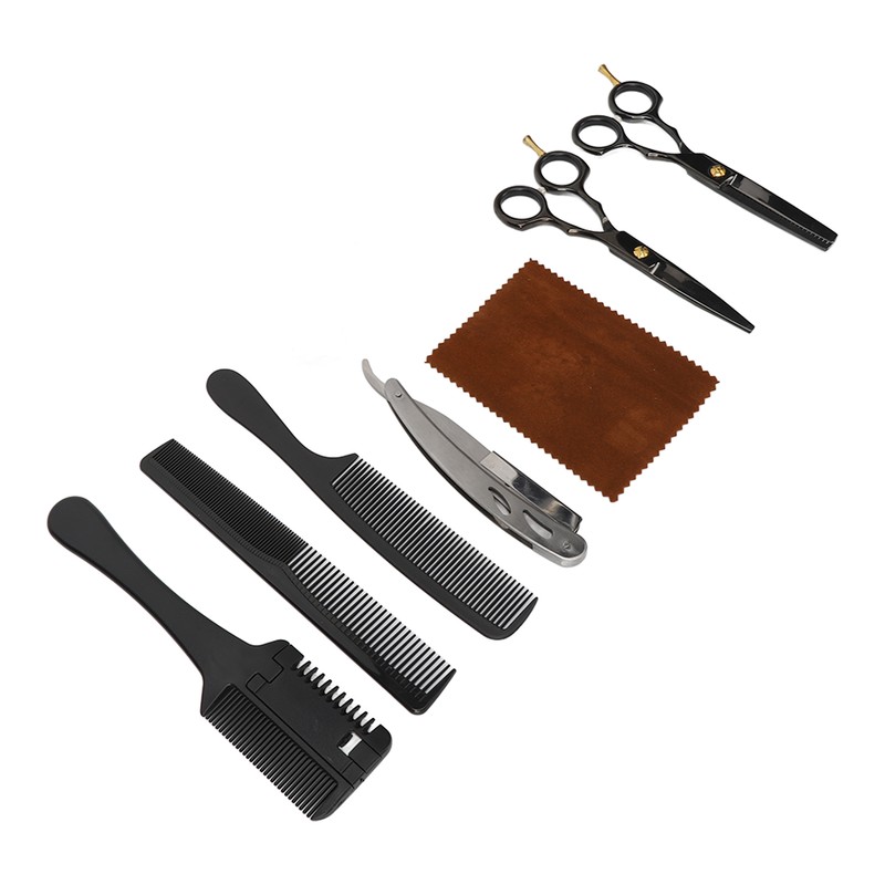 Hair Cutting Scissors Set Haircut Shears Comb Barber Scissors Tools