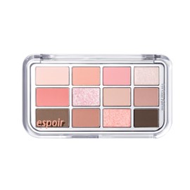 Espoir Eye Core Palette #1 Posh Coral | 12 Versatile Colors for Various Uses | Spring Warm Tone Eyeshadow Palette with Coral-Based Shades for a Vibrant Eye Makeup Look