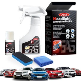 Headlight Restoration Kit, 2025 New Automotive Headlamp Repair Kits, Car Light Polishing, Efficient Restore Shiny, Multifunctional Polishing for All Types