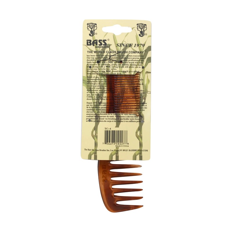 Bass Brushes Fine Ladies Wide Comb, 1 EA