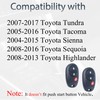 SUPALAND Key Fob Keyless Entry Fits for Toyota 2007-2017 Tundra