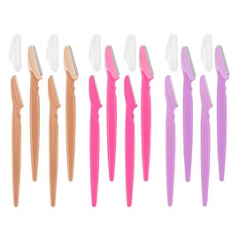 Facial Dermaplane Razor for Women Face - Eyebrow Razor Face Shaver Kit Dermaplaning Tool for Peach Fuzz Removal, Facial Hair Removal for Women and Men, 12 Pcs