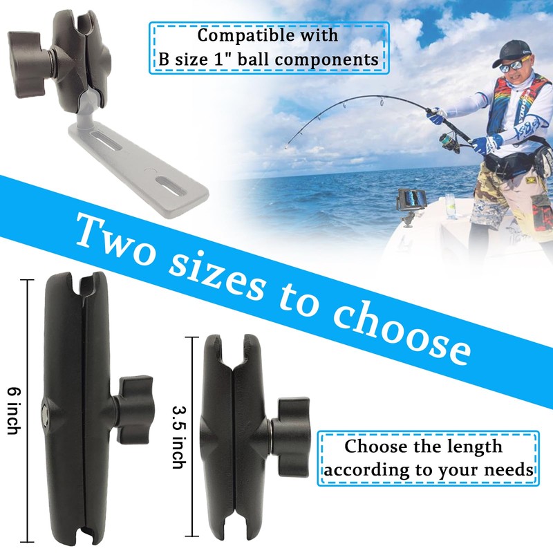 Dual Bushing Swivel Arm Compatible with RAM Arkon iBolt -