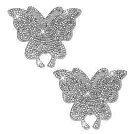 2PCS Crystal Car Stickers Butterfly Bling Rhinestone Decals, Self Adhesive Car Decoration Stickers Glitter Rhinestones Decal, Car Decals Interior Accessories for Cars Bumper Window Laptops