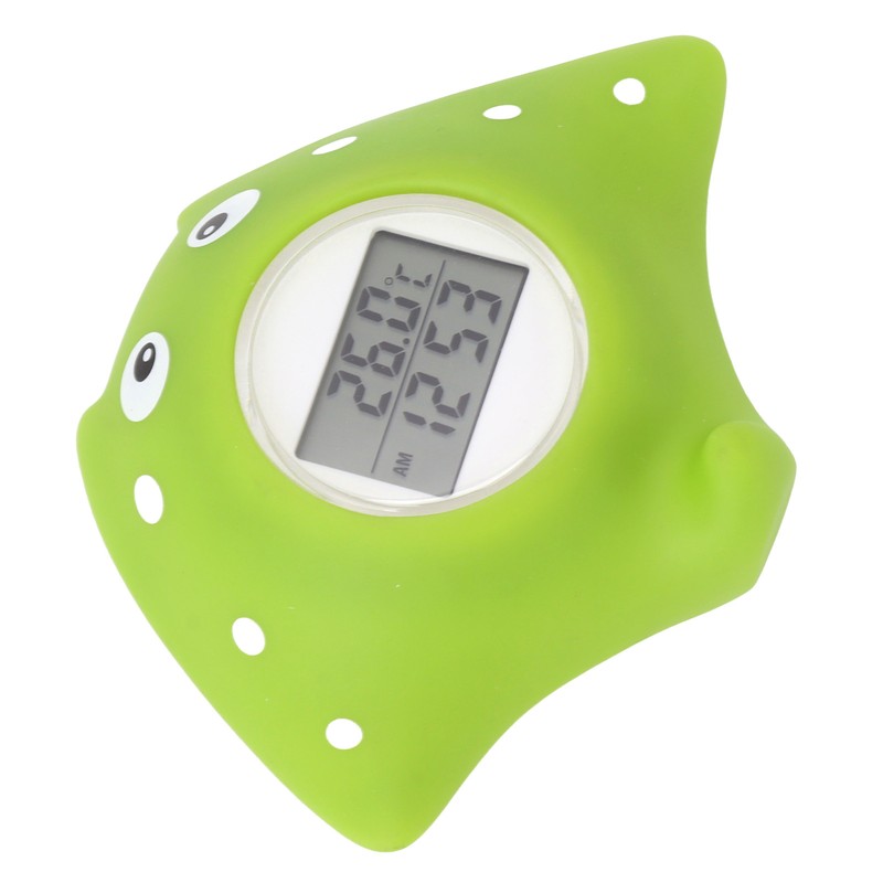 Baby Bath Thermometer Alarm LCD Display Fish Shaped Waterproof 0‑60